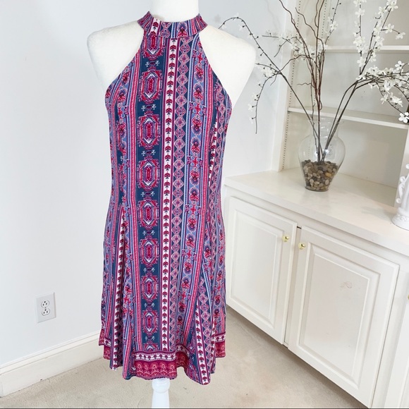 Patrons of Peace Patriotic Open Back Dress M NWT - Picture 2 of 7